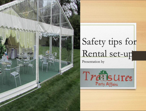Safety Tips for Rental Set Up